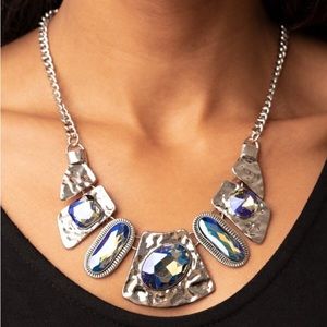 Paparazzi UV Shimmer Necklace and Earrings Set